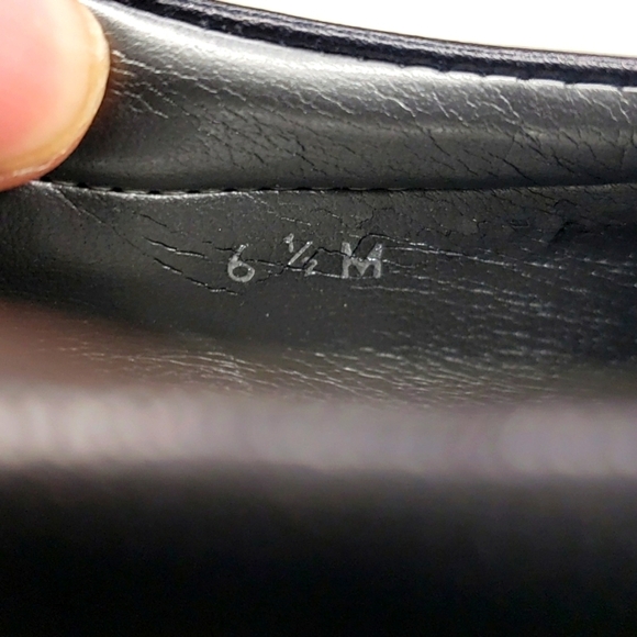 Sesto Meucci Black Leather Patent Side Zip Beckie Lace Up Loafers 6.5 - Picture 11 of 14